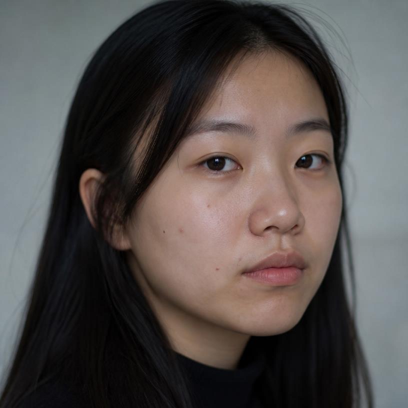 Young woman with blemish-prone skin